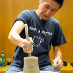 Shozo Michilawa demonstrating at the Ashmolian 2016
